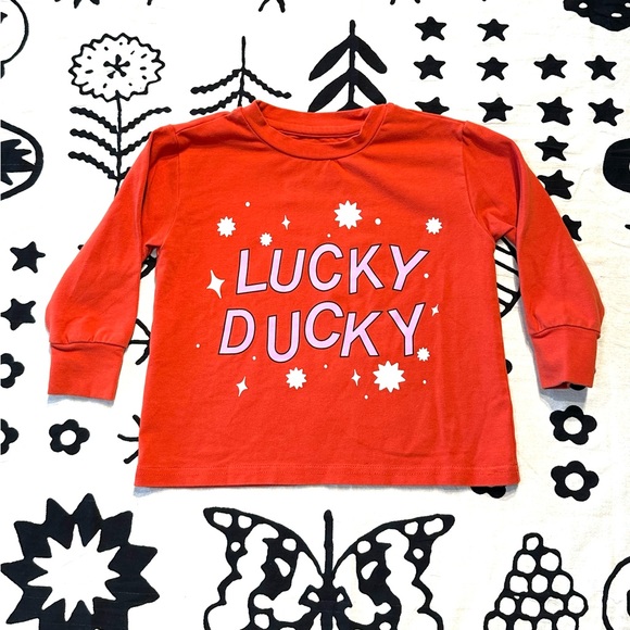 Banana Valentine “lucky ducky” top size 2T - Picture 1 of 5